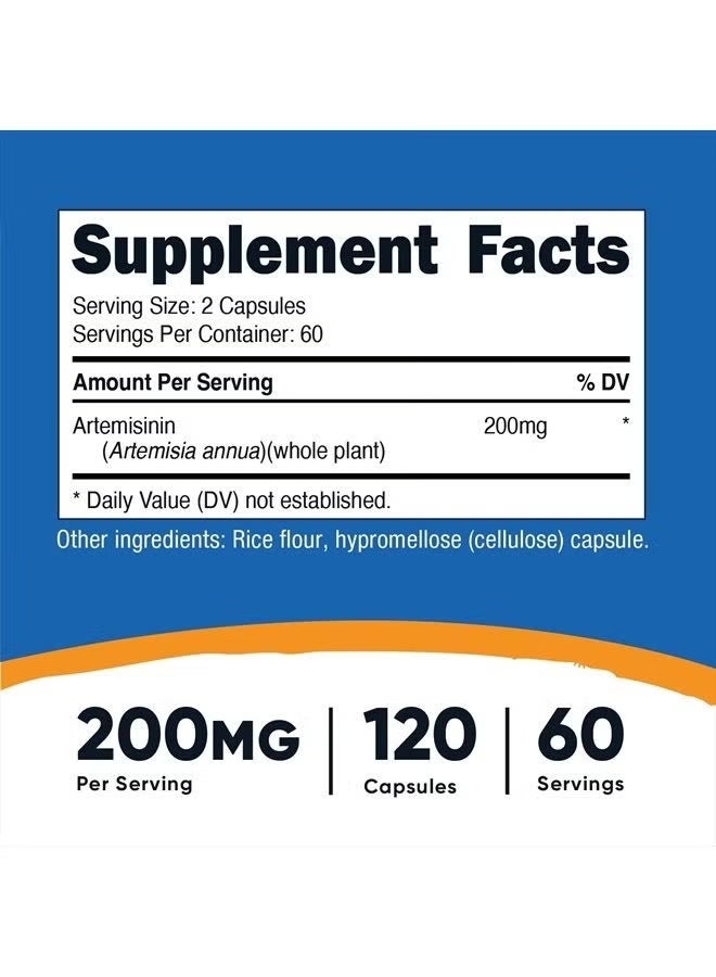 Nutricost, Artemisinin, 120 Capsules (100 mg per Capsule) - Image 3