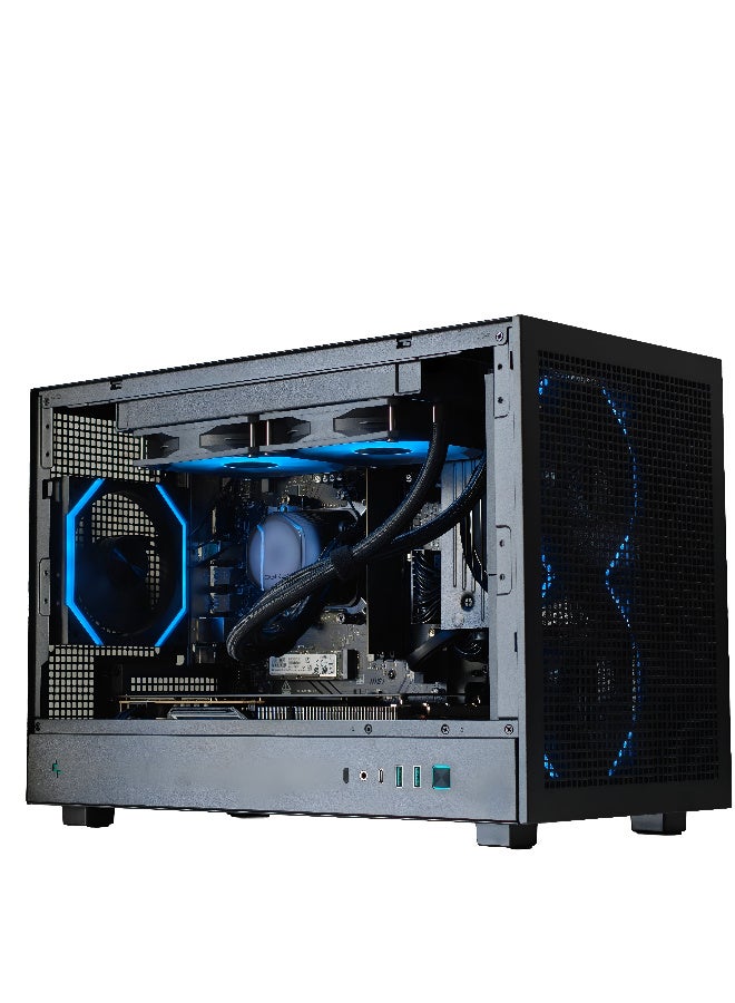  موستيك للتجارة العامة ذ م م كمبيوتر ألعاب بمعالج AMD Ryzen 5 7500F بتردد يصل إلى 5.0 جيجاهرتز | بطاقة رسومات RTX 5060 Ti بسعة 8 جيجابايت GDDR7 | قرص SSD بسعة 1 تيرابايت NVMe M.2 | ذاكرة وصول عشوائي (RAM) بسعة 16 جيجابايت DDR5 بتردد 5600 ميجاهرتز | مبرد سائل للمعالج بحجم 240 مم | نظام التشغيل Windows 11 Pro - Image 1