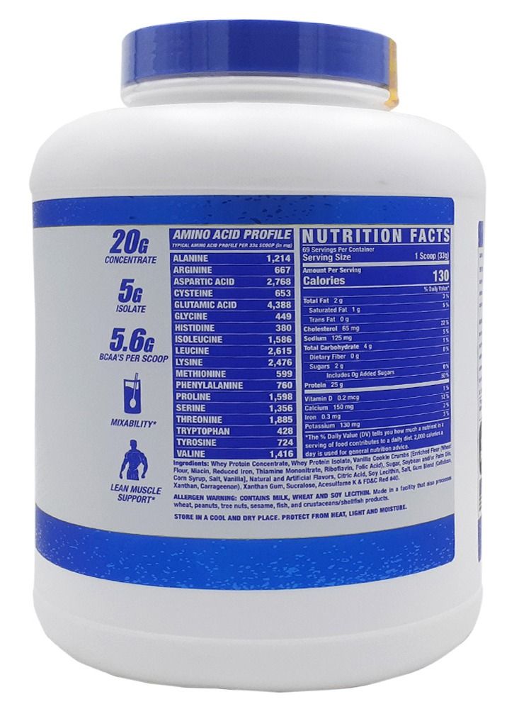 روني كولمان RC King Whey Strawberry Cheesecake 69 حصة - Image 2