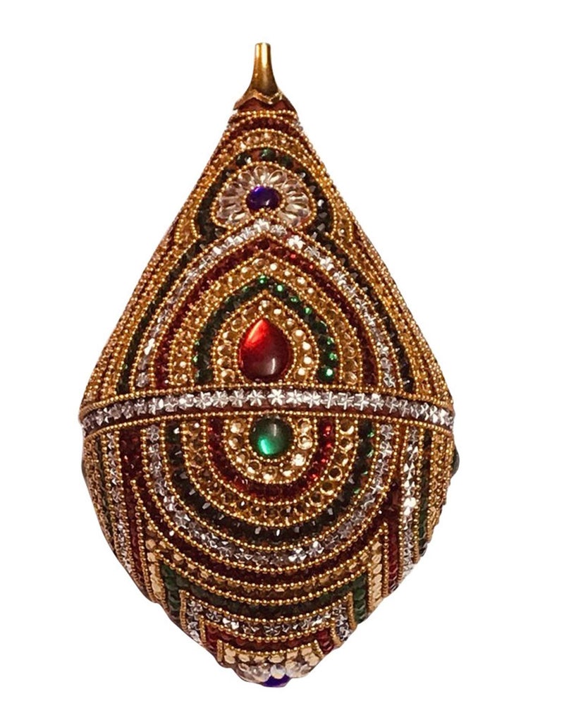 Kriwin Decorated Coconut Shagun Nariyal Packing Plastic Multi L- 18 cms W- 11 cms - Image 1