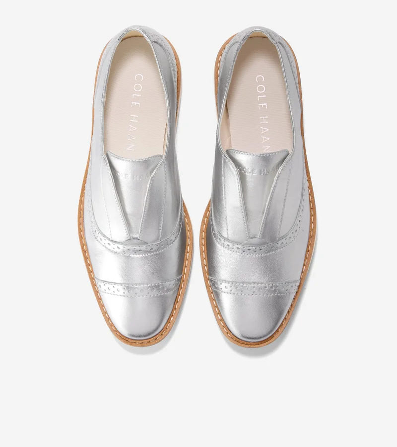 COLE HAAN Women's ØriginalGrand Platform Laceless Oxfords