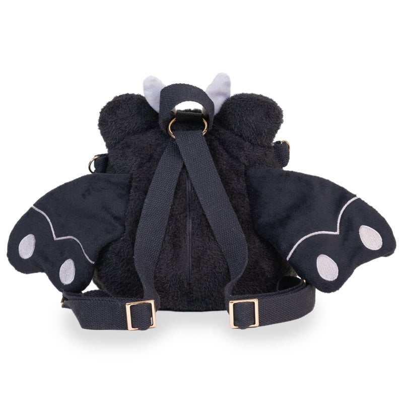 Cuddle Barn Plushgoals - Mothman Wawa Backpack Stuffed Animal Kawaii Cute Fuzzy Plush Bag Crossbody  9 Inches - Image 4