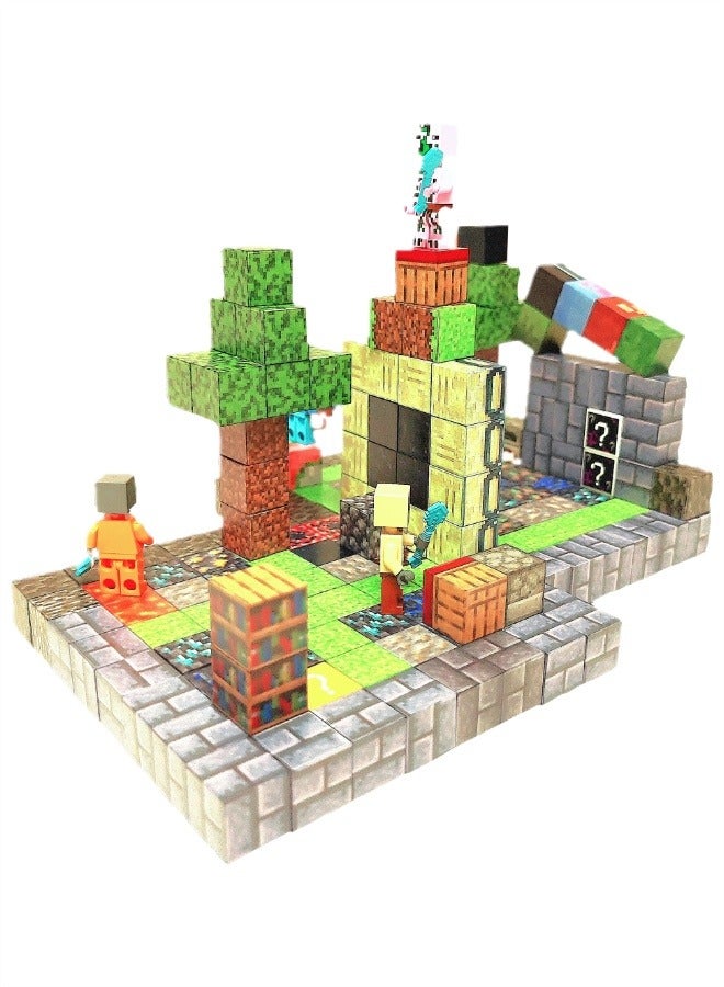 190PCS Magnetic Blocks for Boys & Girls Toys for Toddlers Gifts for 3+Years Old Kids 2CM Magnet Cubes Classroom Must Haves Construction Toys - Image 1