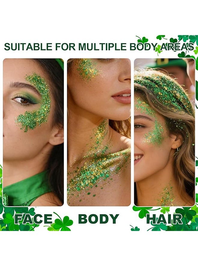 Meidián Mermaid Glitter Stick,Waterproof Halloween Face Glitter Gel,Chunky Glitter Face Paint,Mermaid Sequin Hair Glitter Makeup,Sparkle Body Glitter for Women,Festival Accessories Glitter 15g - Image 2