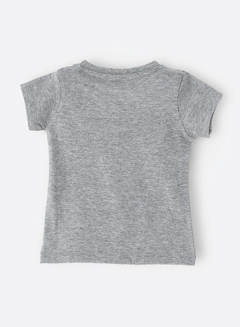 Jelliene Basic round neck graphic t-shirt