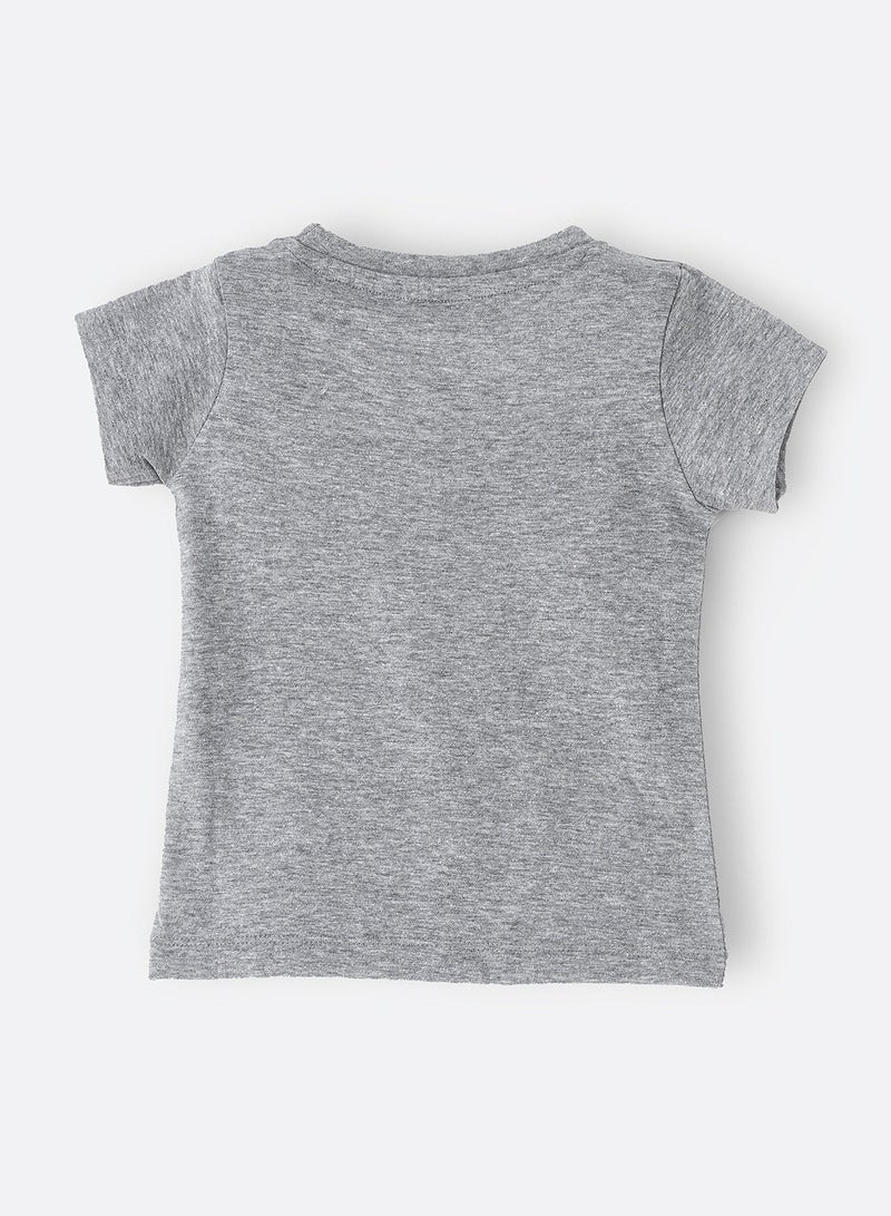 Jelliene Basic round neck graphic t-shirt - Image 2