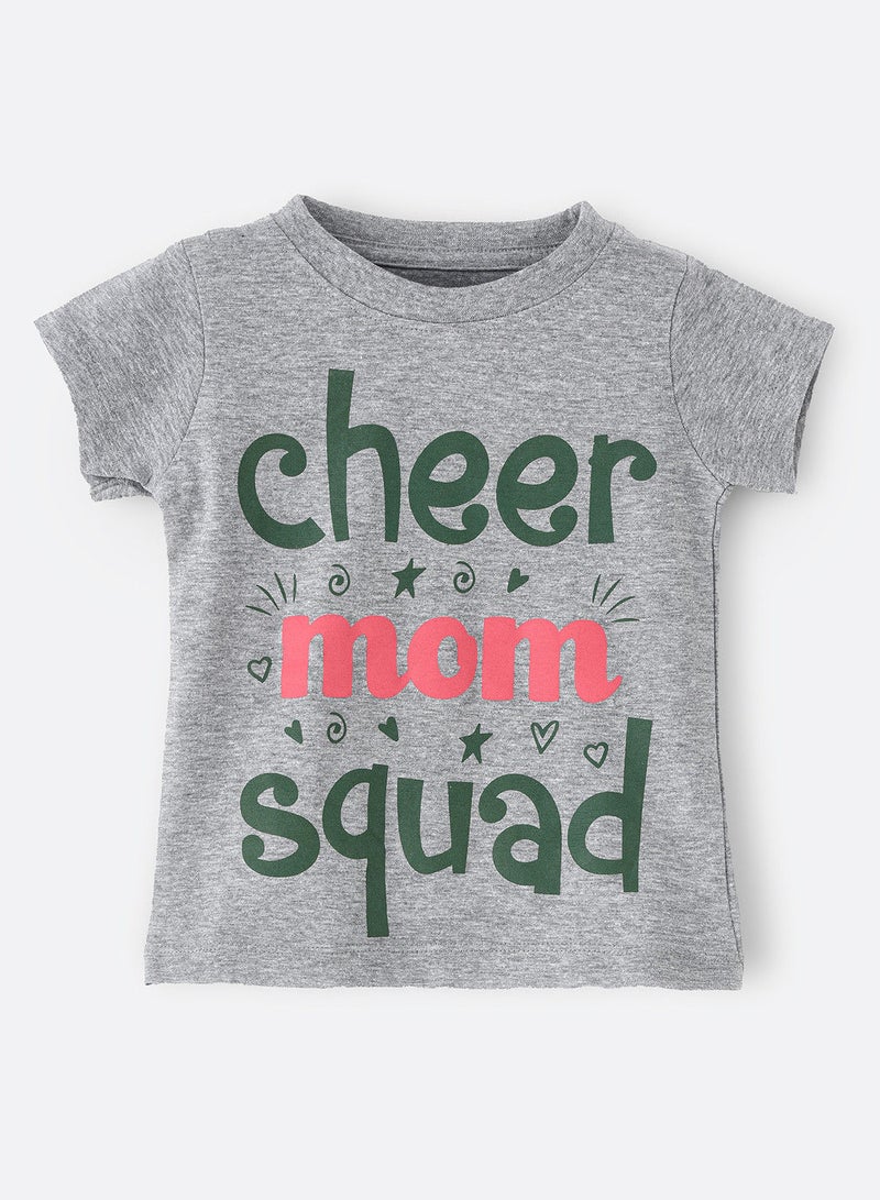 Jelliene Basic round neck graphic t-shirt - Image 1