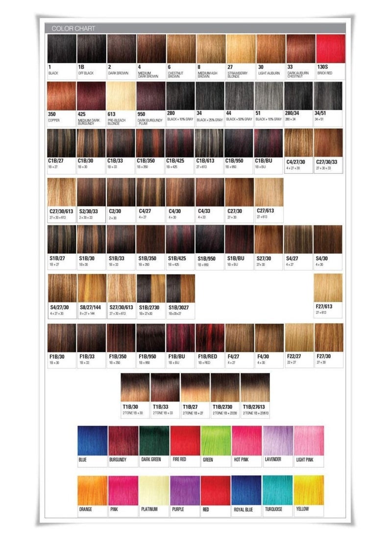 إستيل جديلة أصلية فاخرة من 3 ألوان C1B / 950 - Image 3