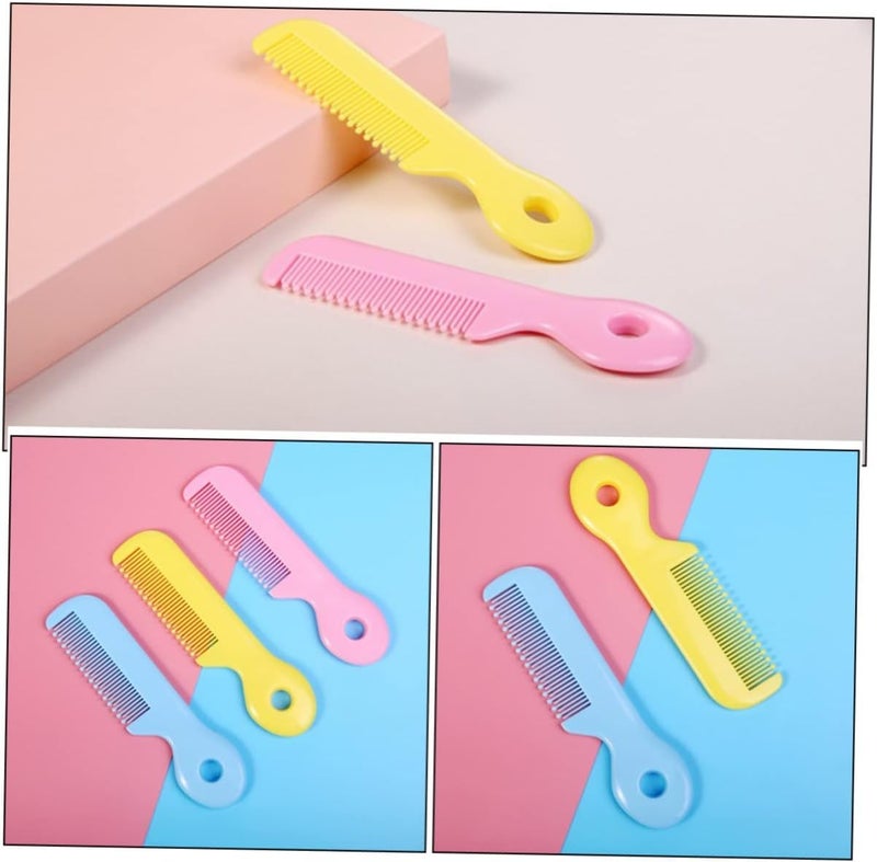 Galepromot 4Pcs Newborn Hair Comb Baby Comb Round Teeth Combs Wide Tooth Hair detangler for Toddler Pocket Hair Comb Baby and Child Care Products Health and Household - Image 5