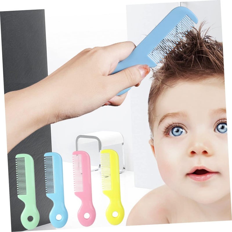 Galepromot 4Pcs Newborn Hair Comb Baby Comb Round Teeth Combs Wide Tooth Hair detangler for Toddler Pocket Hair Comb Baby and Child Care Products Health and Household - Image 4
