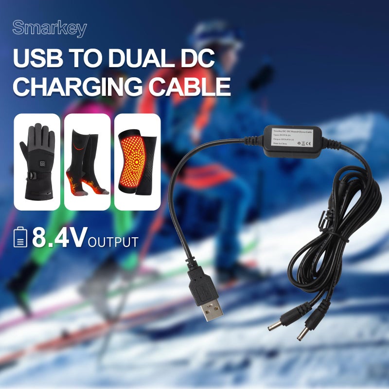 Smarkey 8.4v Heated Glove Charger for Insole Socks Jacket Battery Charging (Easy for Outdoor and Travelling) - Image 2