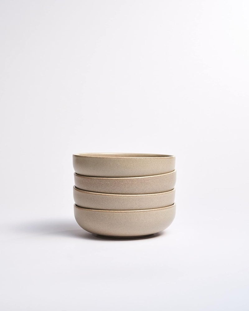 Norling Studio Handcrafted Handmade Stoneware Sand Semi Matt Medium Soup Bowl 16 CmSet of 1 Ceramic Bowl for Dinner - Image 4