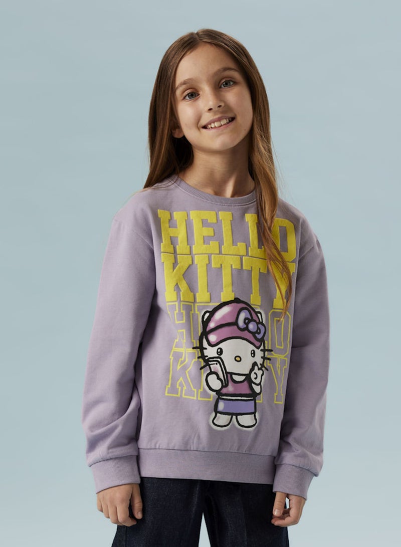 NAME IT Kids Graphic Crew Neck Sweatshirt - Image 1