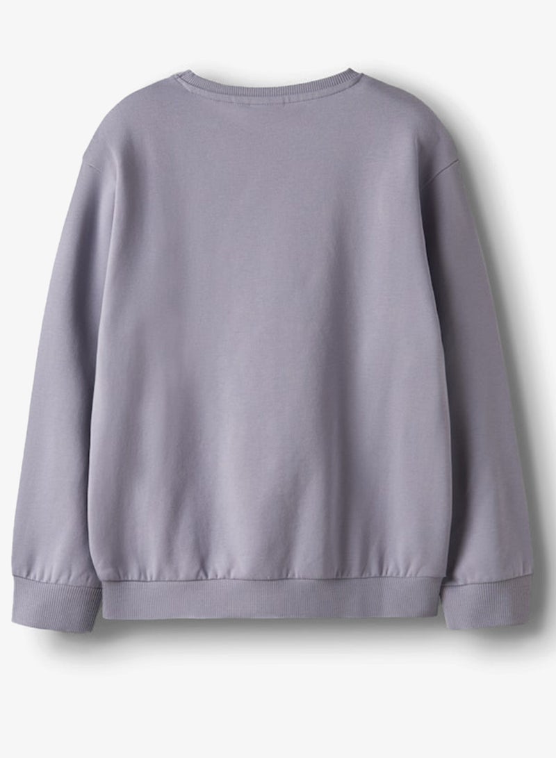 NAME IT Kids Graphic Crew Neck Sweatshirt - Image 3