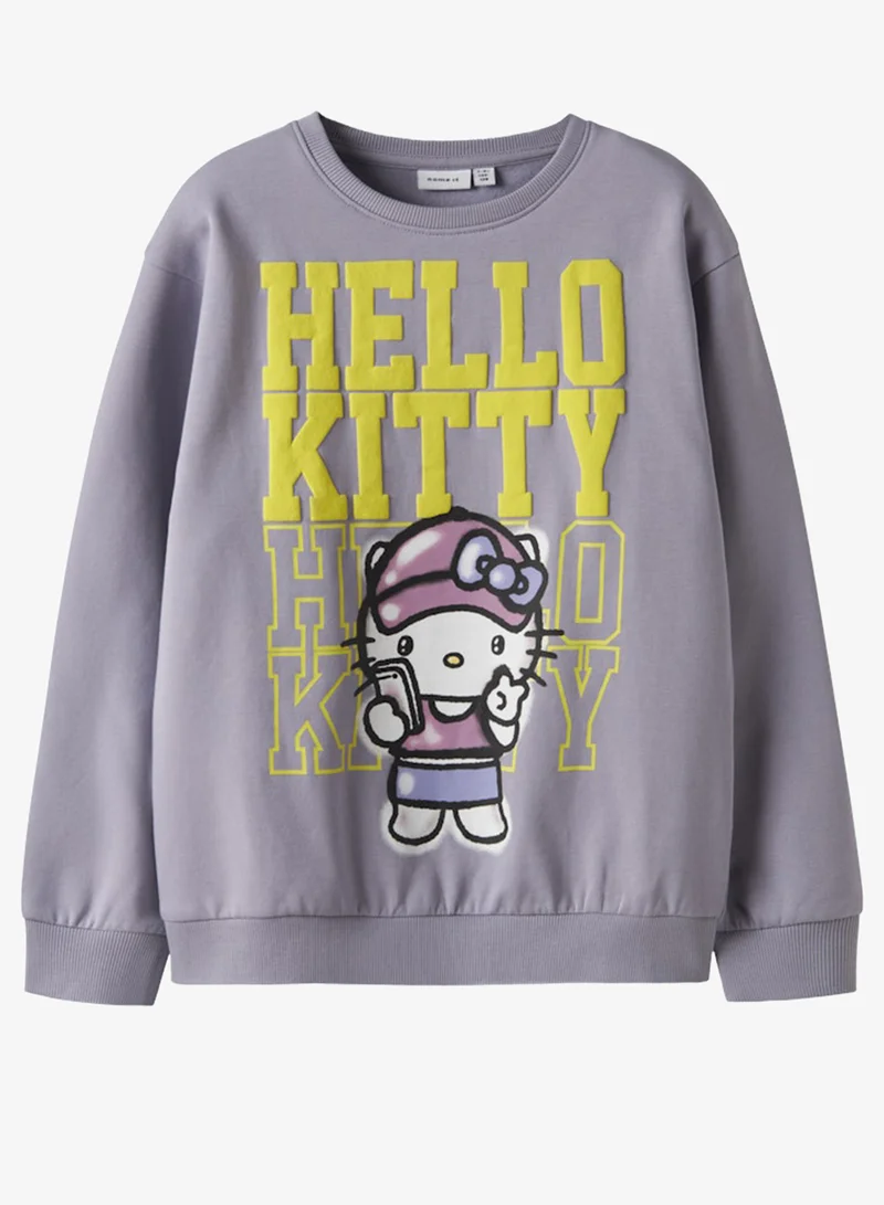NAME IT Kids Graphic Crew Neck Sweatshirt