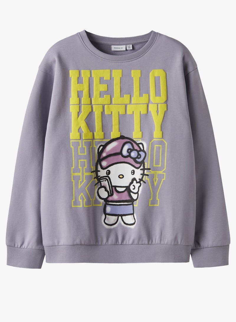 NAME IT Kids Graphic Crew Neck Sweatshirt - Image 2