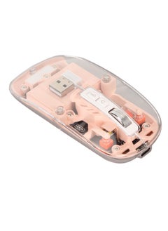 Devon Devon Transparent Wireless Gaming Mouse Bluetooth Dual Mode Adjustable 3-Device Simultaneously for PC Mac Laptop Multicolor  - Image 2