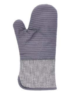 Spaceshoop Striped Oven Mitt with Silicone Padding, Heat Resistant Kitchen Glove (1, Multicolor)  - Image 2