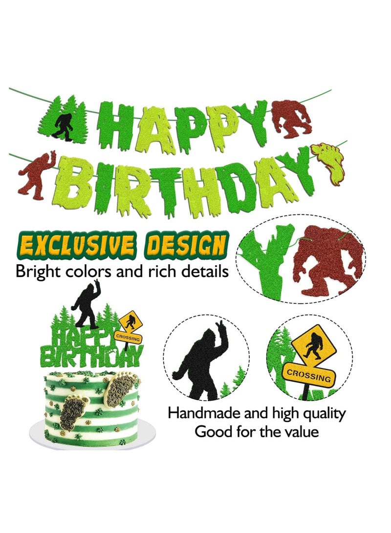 Zikra Birthday Party Supplies Set Banner Balloons Cake Topper Spirals Sticker, Decoration Favors for Kids Man Sports Fan Outdoor Nature Fans Decor 96PCS - Image 4