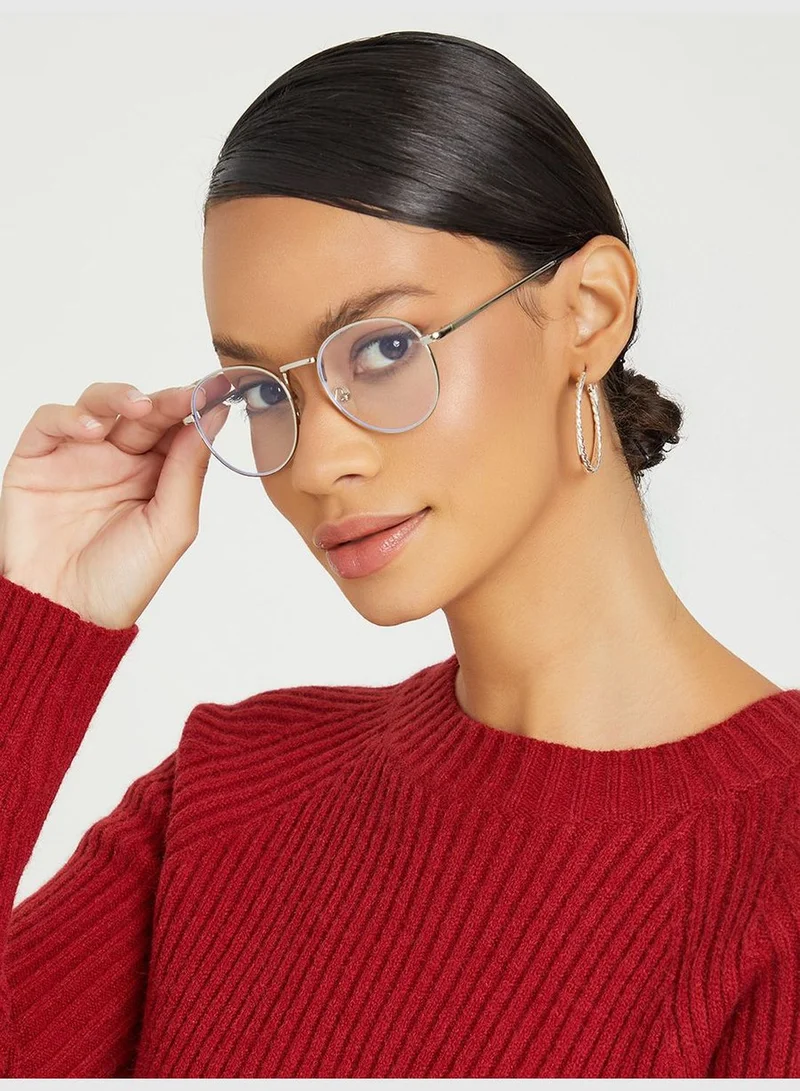 ستايلي Unisex Round Frame Sunglasses
