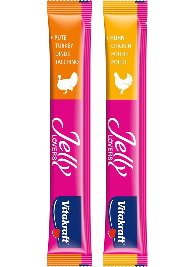 Vitakraft Cat Jelly Treats 6x15g - 3x Turkey 3x Chicken - Image 2