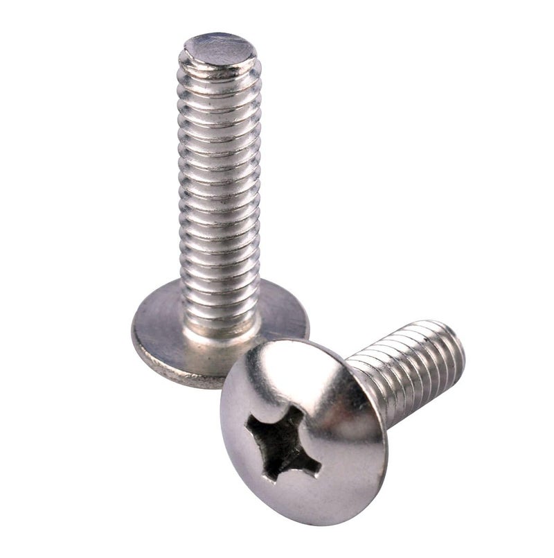 KOSJETHAS Store #8-32 x 1 Truss Head Phillips Machine Screws, 304 Stainless Steel 18-8, UNC Full Machine Thread, Bright Finish, Quantity 50Pcs - Image 3