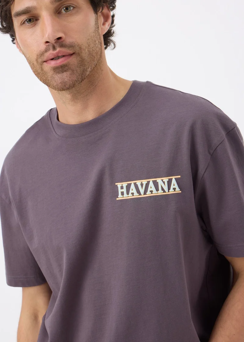 Matalan Plum Havana T-Shirt