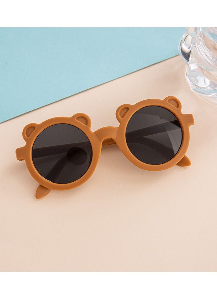 In Air Summer Round Frame Bear Set Of 4 Sunglasses For Children  - Image 5