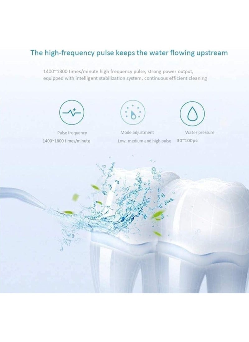 Generic Water Flosser Professional Cordless Rechargeable Dental Oral Rinse Ultra Water Jet Mode IPX5 Waterproof 200ML Water Tank for Travel and Home Use  - Image 5