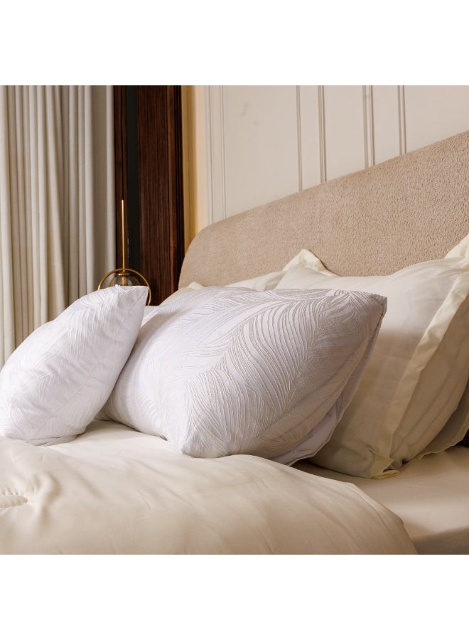 FoamZone Jacquard Microfiber Comforter, 10 PCs Single Size 260x170 cm - Image 3