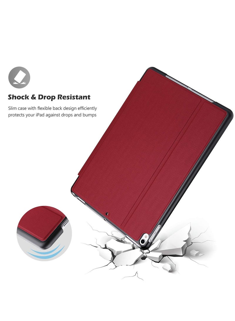 Procases iPad Air 3 10.5 Inch 2019 Case Slim Stand Protective Folio Case Smart Cover Red - Image 4