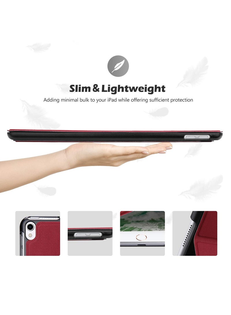 Procases iPad Air 3 10.5 Inch 2019 Case Slim Stand Protective Folio Case Smart Cover Red - Image 5