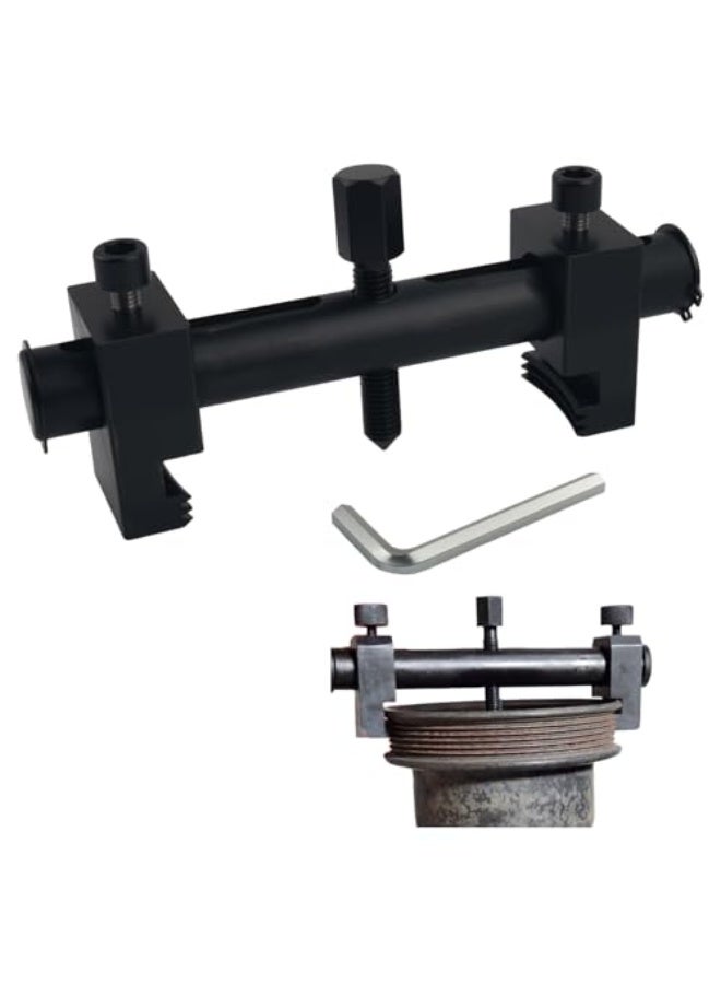 Generic NHCC pulley puller with 17 mm hex key, crankshaft pulley removal tool suitable for pulleys 40-160 mm, professional crankshaft pulley removal tools for crankshaft and water pump - Image 1