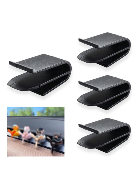 Air Freshener Adapter Clips Compatible with Tesla Model 3 / Y 2017-2023, 4 Pack Airvent Clips Fresheners Holder with Spacers Center Console Holders Upgrade Accessories (Air Freshener NOT Included)