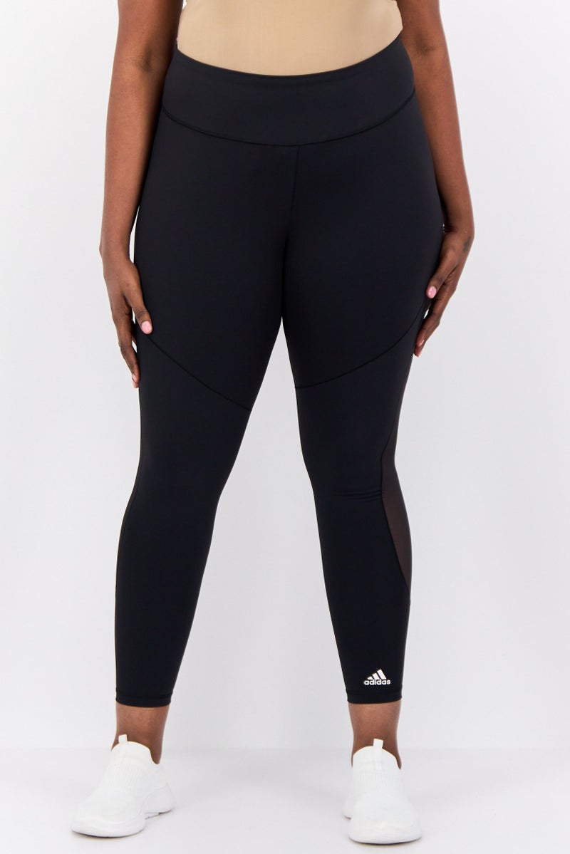 Adidas Women Plus Size Sportswear Fit Training Leggings, Black - Image 1