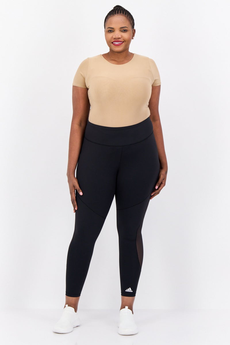 Adidas Women Plus Size Sportswear Fit Training Leggings, Black - Image 2