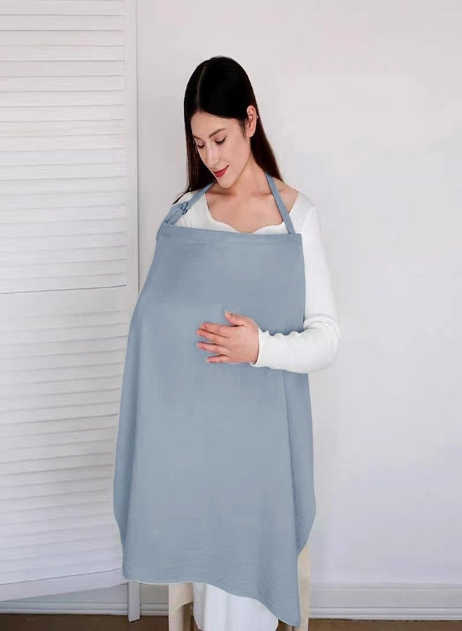 Elvana Muslin Nursing Cover for Breastfeeding | Lightweight Nursing Scarf Apron | Soft Breathable Fabric with Adjustable Neck Strap | Baby Feeding Cover for Travel, Car Seat & Outdoor Use (Multicolour) - Image 2