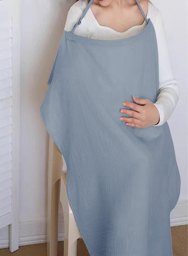 Elvana Muslin Nursing Cover for Breastfeeding | Lightweight Nursing Scarf Apron | Soft Breathable Fabric with Adjustable Neck Strap | Baby Feeding Cover for Travel, Car Seat & Outdoor Use (Multicolour) - Image 3