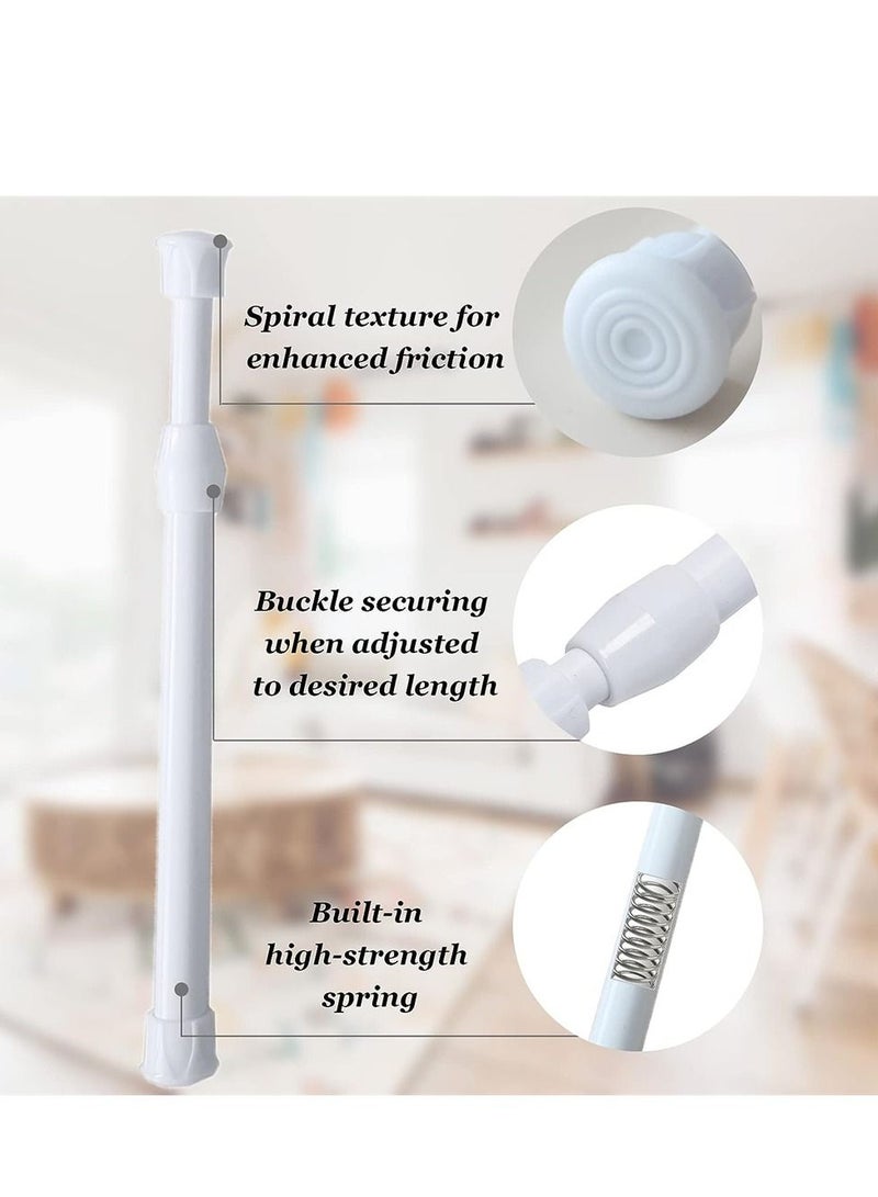 Small Spring Tension Closet Rod Window Curtain Extension Rod 40-70 centimeter - Image 3