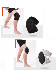 Generic Adjustable Knee Protectors Pads for Men & Women - Cushioned Collision Avoidance for Volleyball, Dance & Sports (Black)  - Image 4