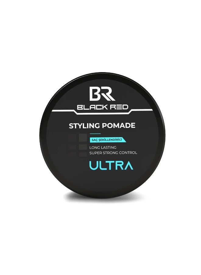 Black Red BLACKRED STYLING WAX POMADE ULTRA 120ML - Image 1