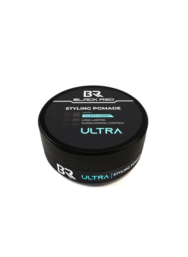 Black Red BLACKRED STYLING WAX POMADE ULTRA 120ML - Image 4