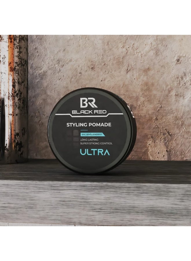 Black Red BLACKRED STYLING WAX POMADE ULTRA 120ML - Image 3