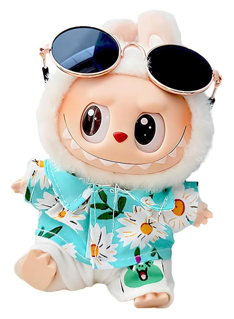 Labubu Doll Clothes Set for 15-17 cm Dolls – Cute & Unique Outfit Set & Accessories (Toy Not Included)