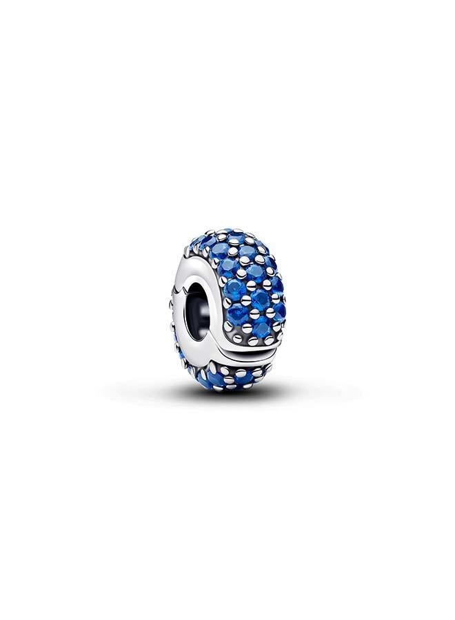 PANDORA Royal Blue Stone Clip Charm - Image 1