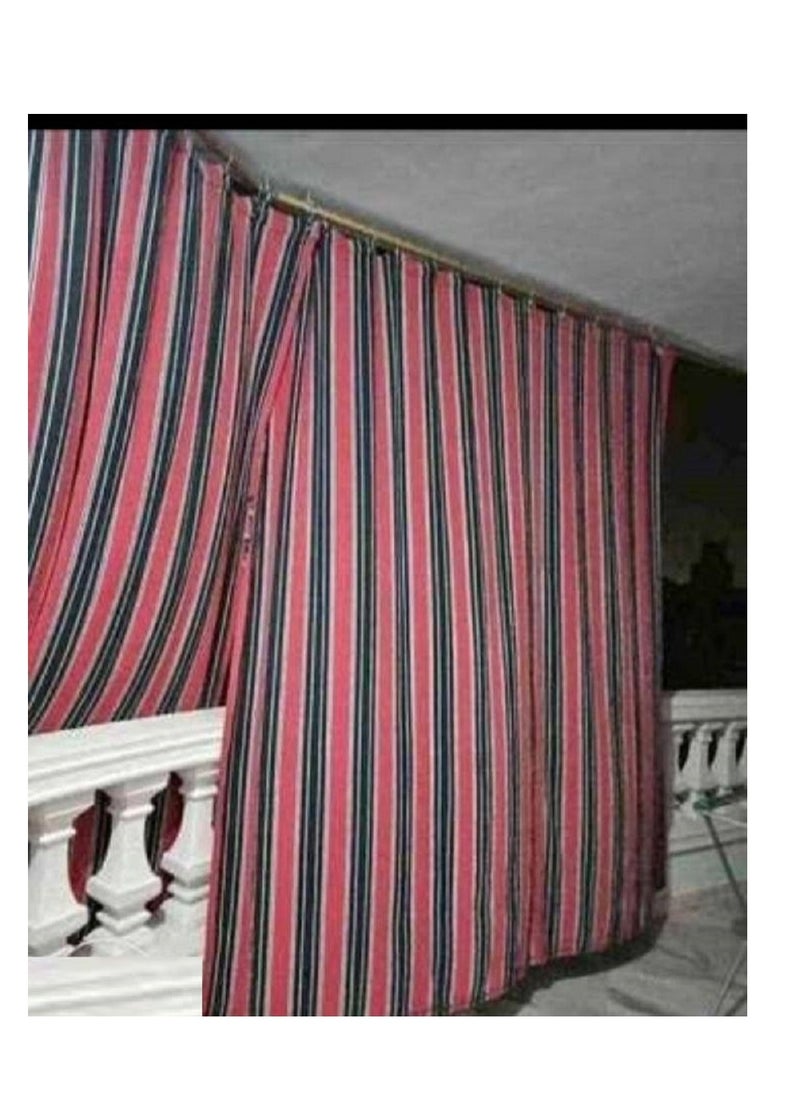 Balcony curtain 130*250 cm, to protect the house from dust, protect the laundry from rain, and also to protect the privacy of the house from neighbors - one piece