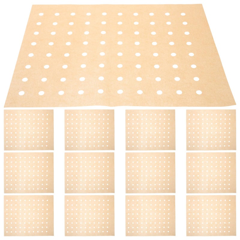 Perforated Nonstick Parchment Baking Paper 100 Sheets 23x28cm Heat Resistant Greaseproof Disposable - Image 2