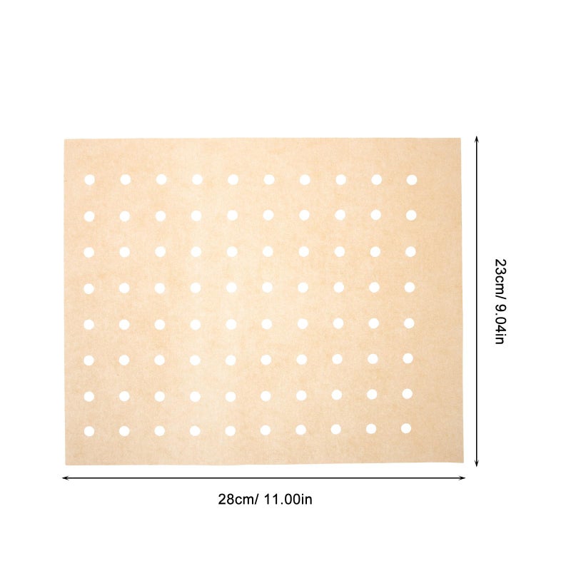 Perforated Nonstick Parchment Baking Paper 100 Sheets 23x28cm Heat Resistant Greaseproof Disposable - Image 3
