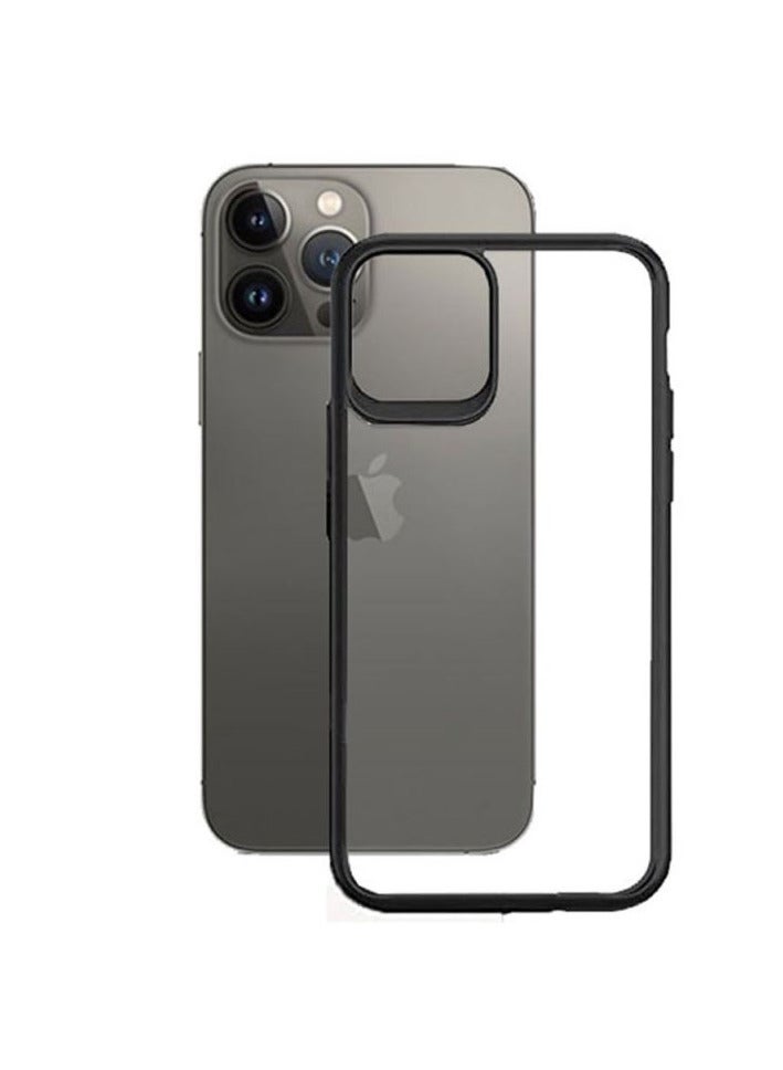 ماجيك ماسك Magic Mask ماجيك ماسك Q- Series جراب ظهر لهاتف أيفون 15 برو ماكس - أطار أسود - Image 2