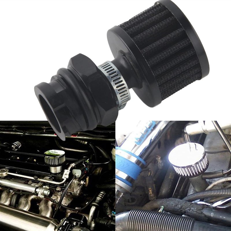 Wivplex Billet Black Aluminum Valve Cover Oil Cap with Filter - Image 5